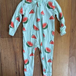 Watermelon Print Kids One Piece